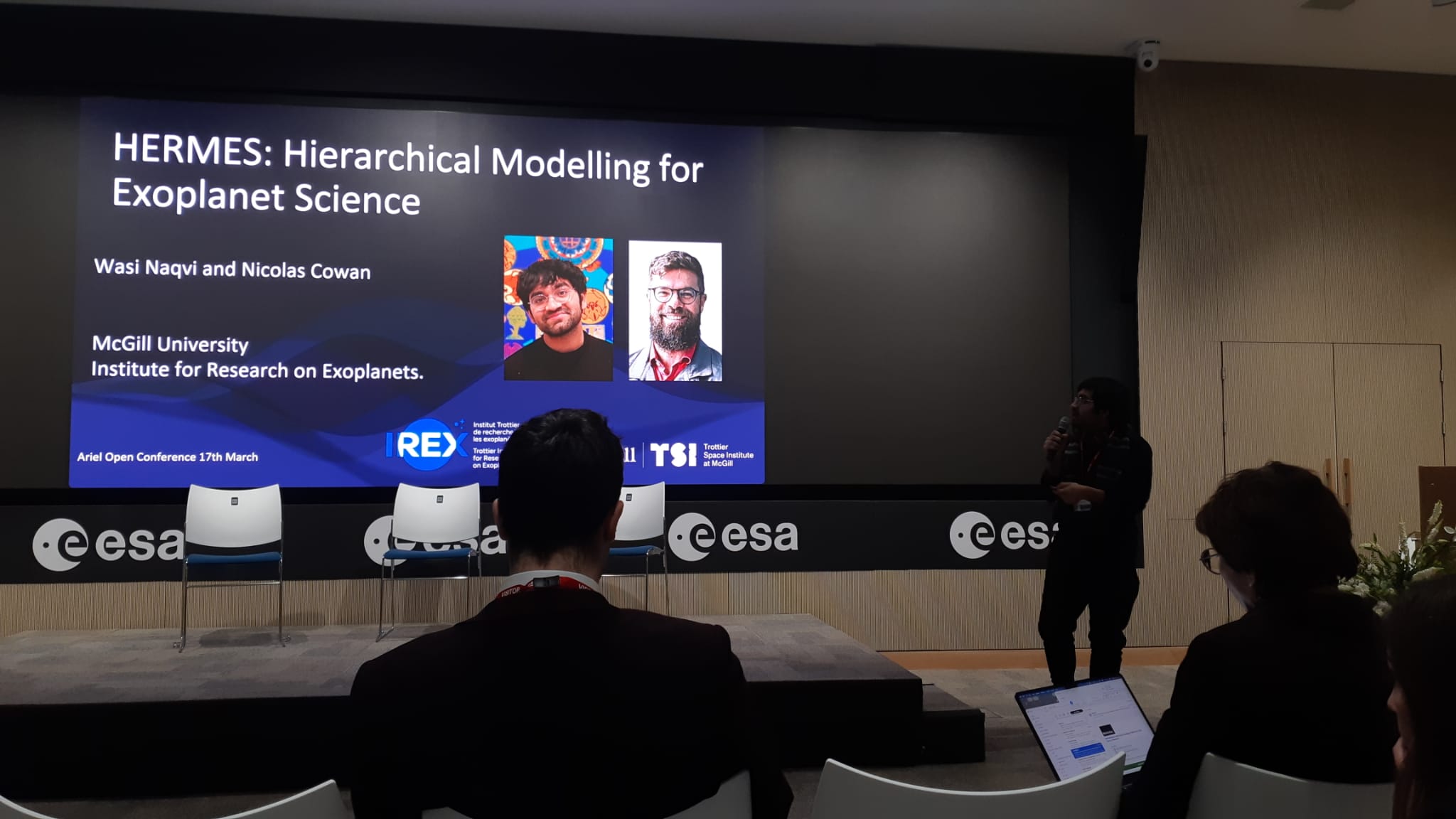 At the Ariel Observer Conference